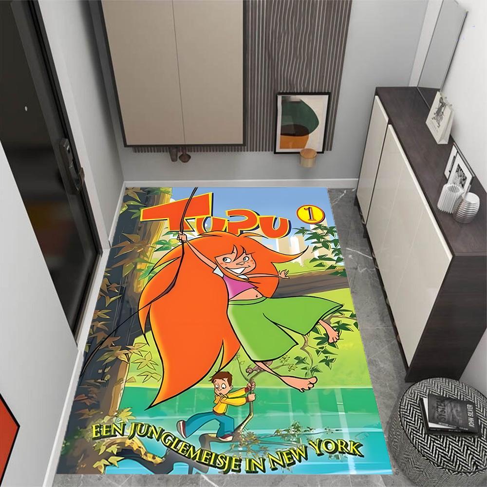 La Casa di Pippi. Tappeti Antiscivolo Tematici - Arredamento per la Casa in Poliestere, Adatti per Camere da Letto, Soggiorni, Ingressi, Studi e Decorazioni