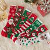 Soft Winter Microfiber Christmas Sleep Knee Socks