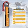 11.1v LiPo 5200mAh, 3S LiPo 50C Dean T Plug, for RC CarsTrucks, Boats, Drones, Buggies (2-Pack)