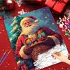 1pc Acrylic Painting By Numbers Kits For Starter Kit Santa Claus Art Painting For Unique Gift 40x50cm/16x20inch Without Frame