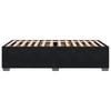 Black Bed Frame 90 x 190 cm Velvet