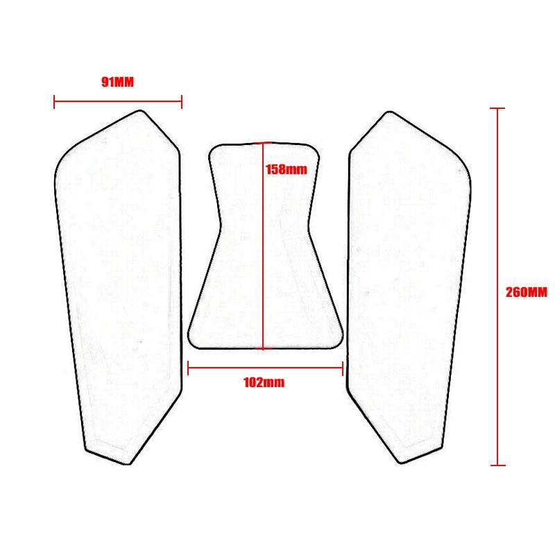 For BMW F850GS F750GS F850 GS 2018-   Motorcycle Side Fuel Tank Pad Rubber Tank Pads Decal Gas Knee Grip