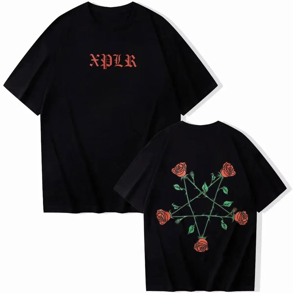 Xplr Club Shirts Country Musik Rundhals Kurzarm T-Shirt Fan Geschenk Sam und Colby Kettenglied T-Shirt Merch Streetwear