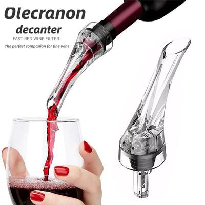 Professional Red Wine Decanter Pourer With Filter Stand Quick Air Aerator Dispenser For Home Dining Bar Essential