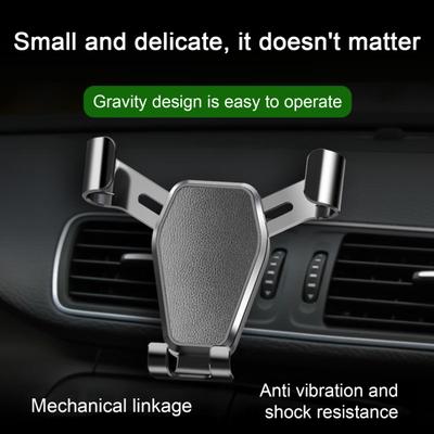 Car Phone Holder with Automatic Locking Arm Slot Air Vent Mount Stand for 4-7 Inch Smartphones Dashboard Cradle for All Smartphones