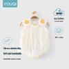 Youqi Newborn Summer Triangle Romper - Thin Style Baby Bodysuit with Straps, Class A, Size 6