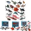 Ocean Creatures Pvc Collectible Figurines For Aquarium Decor Gift For Children