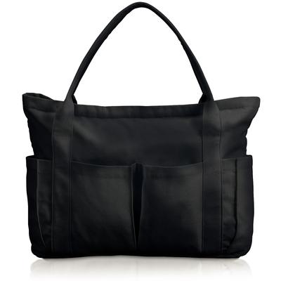 Tote Bag Canvas 470g Supervised by Storage Canvas Large Bag Strength Tested Comes with Heat Insulation Holder Tote Ladies Large Capacity Natural