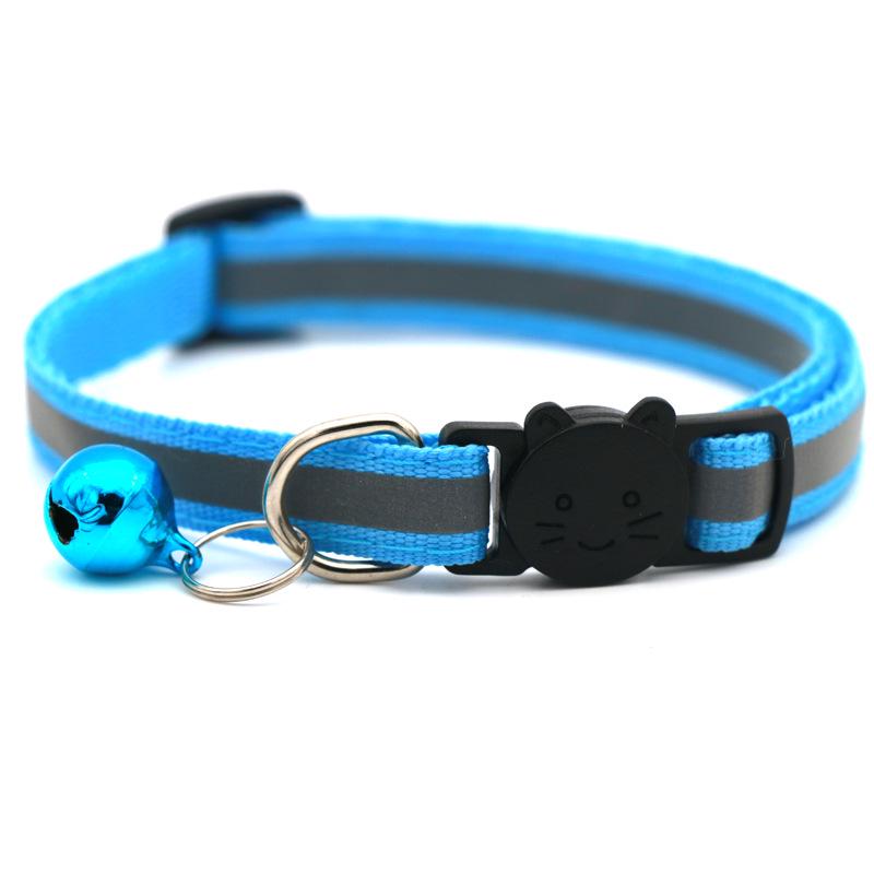 Reflective Cat Ear Safety Collar with Detachable Bell
