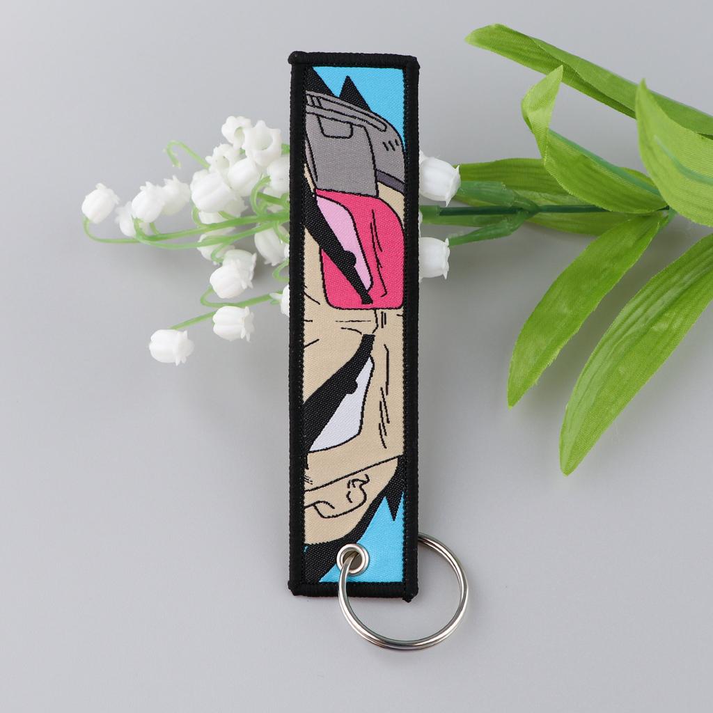 Cool Anime Key Tag Keychain Backpack Holder Goku Master Roshi Cartoon Anime Key Chain Bag Car Keyring Accessories Gifts