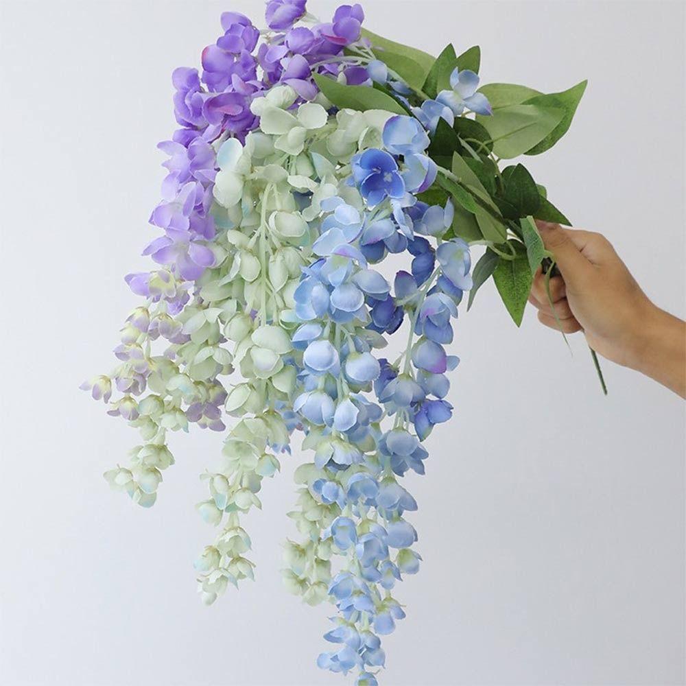 3 Fork Artificial Flower Vine 60cm Long Hanging Rattan Flower  Home Decoration