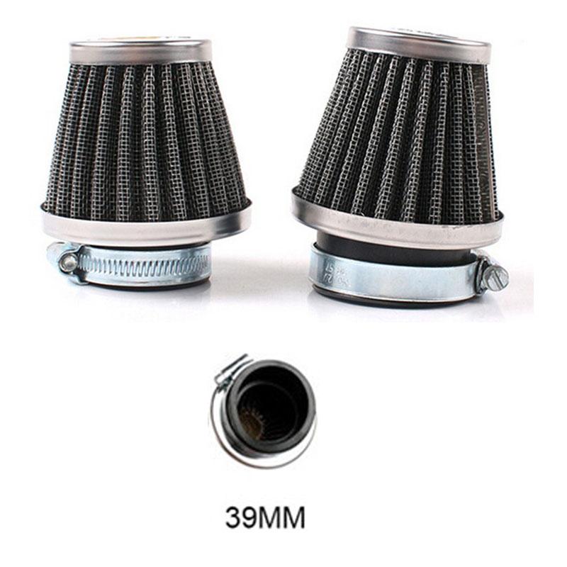 Motorcycle Air Filter Mushroom Head Filters Universal 35mm 44mm 50mm 54mm 60mm Motorcycle Air Intake Filter Cleaner Black