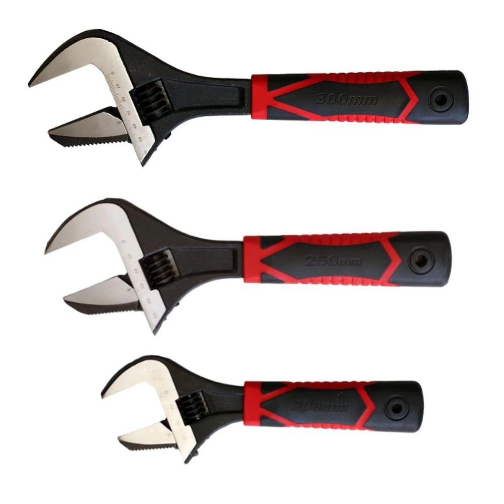 Large Opening Bathroom Wrench Sturdy Plumbing Wrench Adjustable Spanner  Tubing Hand Tool