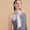 Avvina Pelle Long Twilly Silk Scarf   Dove