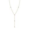 Bohemian Rhinestone Pendant Y-Shaped Clavicle Necklace with Tassels for Women