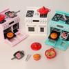 Compact Size Dollhouse Oven Kit Plastic Doll Kitchen Ware Model  For Children