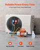 AC Vacuum Pump and Gauge Set, 4.5 CFM 127 L/min, Single Stage Rotary Vane HVAC Vacuum Pump, Manifold Gauge Kit, for R134a R22 R410a R1234YF R32, with
