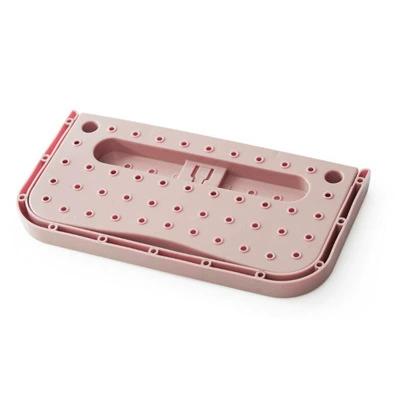 

Estante de zapatos plegable sin taladros organizador de pared para baño soporte de zapatillas