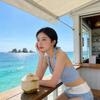 Women's High-End Retro Plaid V-Neck Halter Bikini, Sexy Slim Fit Flattering Swimwear