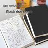 A6 Portable Blank Draft Notebook - Tear-Off Memo and Sketch Pad