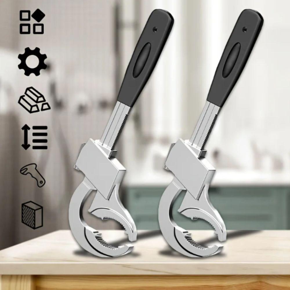 Large Open Faucet Basin Wrench Adjustable Plumbing Wrench  Water Pipe Installation
