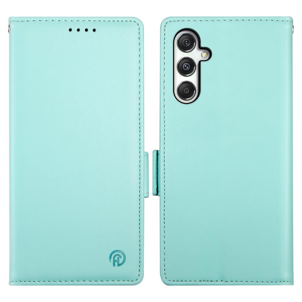 DF-010 Für Samsung Galaxy M35 5G Ständerhülle PU Leder Brieftasche Handyhülle