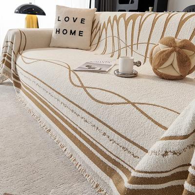 Vier Jahreszeiten Universal Anti-Katzenkratzer Minimalistisch Hakenkante Garn Sofa Handtuch Beidseitig Verfügbar Einteiliges Sofakissen
