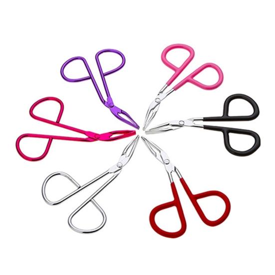Excellent Scissors Flat Tip Eyebrow Tweezers Clamp Clipper Makeup Removal Tool