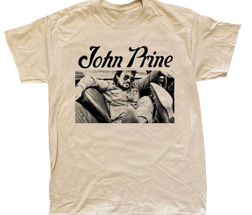 John Prine Album Men T-shirt Natural Unisex Tee All Sizes S to 345XL BO619 Unisex T-Shirt