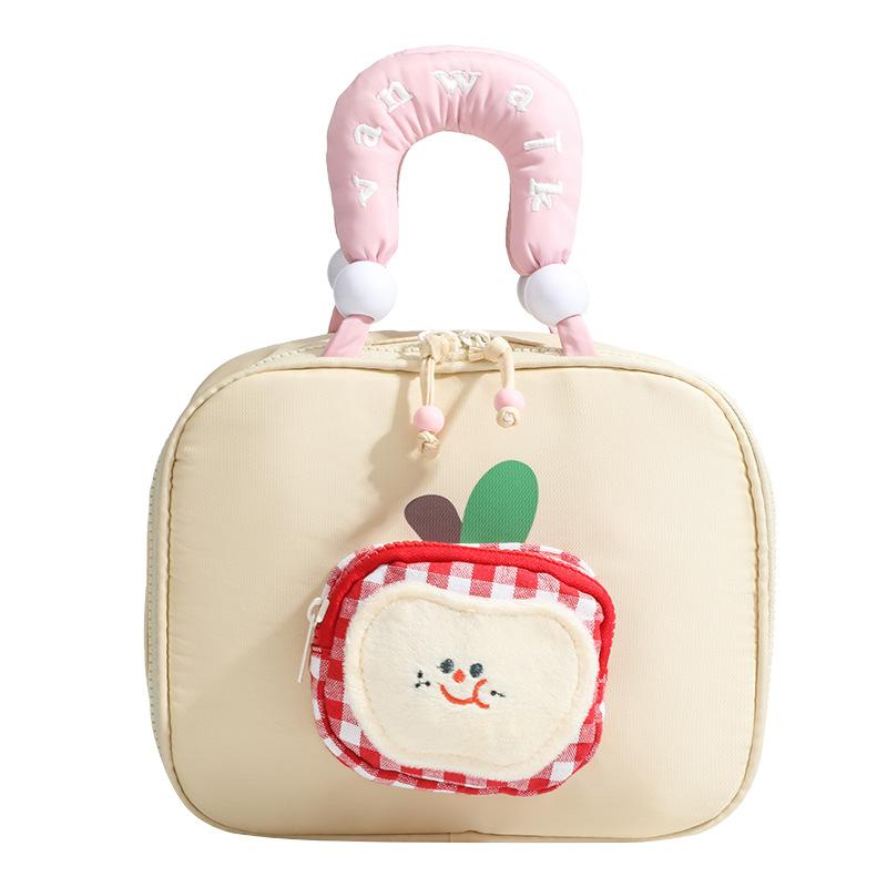Makeup Bag Cute Girl Makeup Bag Portable Toiletries Bag Layered Travel Storage Bag Easy To Carry