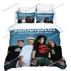 Rock band Duvet Cover Set HD Comforter Cover Tokio Hotel band printed Bedding Set for Kids Bedding Sets Bedclothes Bedroom Decor