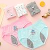 Dámské bavlněné menstruační kalhotky třídy A - Proti protečení, Netlačí, Pro dospívající studentky