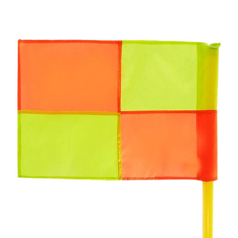 Bandera de árbitro de fútbol para juego limpio, partido deportivo, fútbol, ​​Rugby, Hockey, entrenamiento, banderas de juez de línea