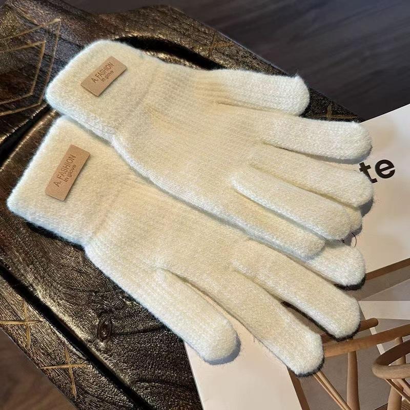 New Winter Cute Wool Gloves for Women, Winter Fingerless Cycling To Keep Warm, Fingerless Women