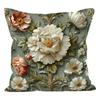 Flower Ultra-soft Throw Pillow Cover, Home Living Room Sofa Cushion Cover, Car Seat Lumbar Support Cover