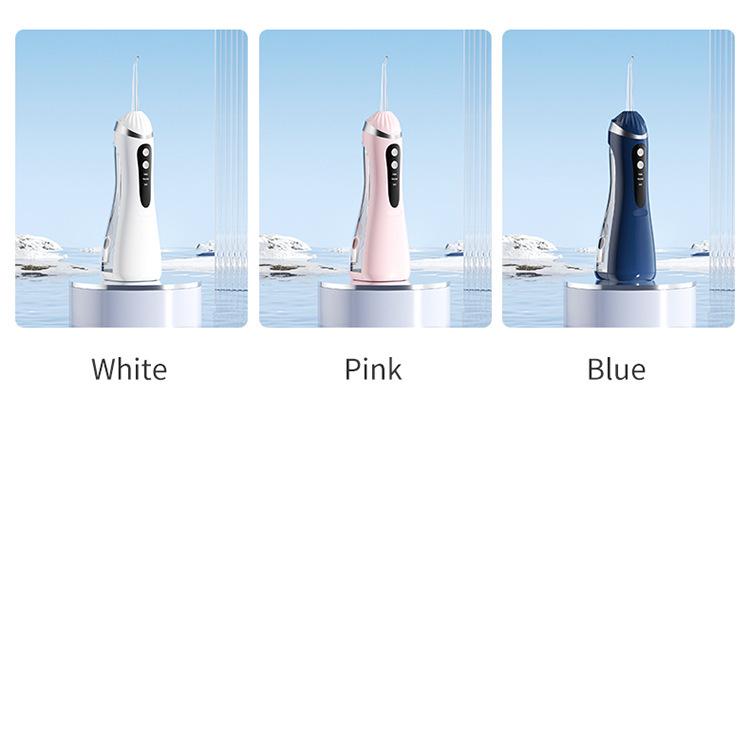 Portable Ultrasonic Oral Irrigator with Rotating Nozzle for Tartar Removal