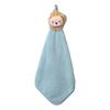 Wipe Towel Comfortable Super Absorbent Coral Fleece 3D Flower Shape Kitchen Bathroom