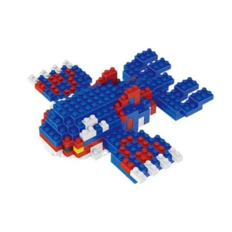 Pokemon Small Blocks Nanoblock Charizard Kyogre Groudon Rayquaza Model Education Graphics Toys for Kids Birthday Gift Toys