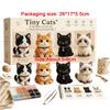 Animal Shape 3D Beaded Animal Kit Cute Design DIY Bead Craft Kit  For Adults & Kids