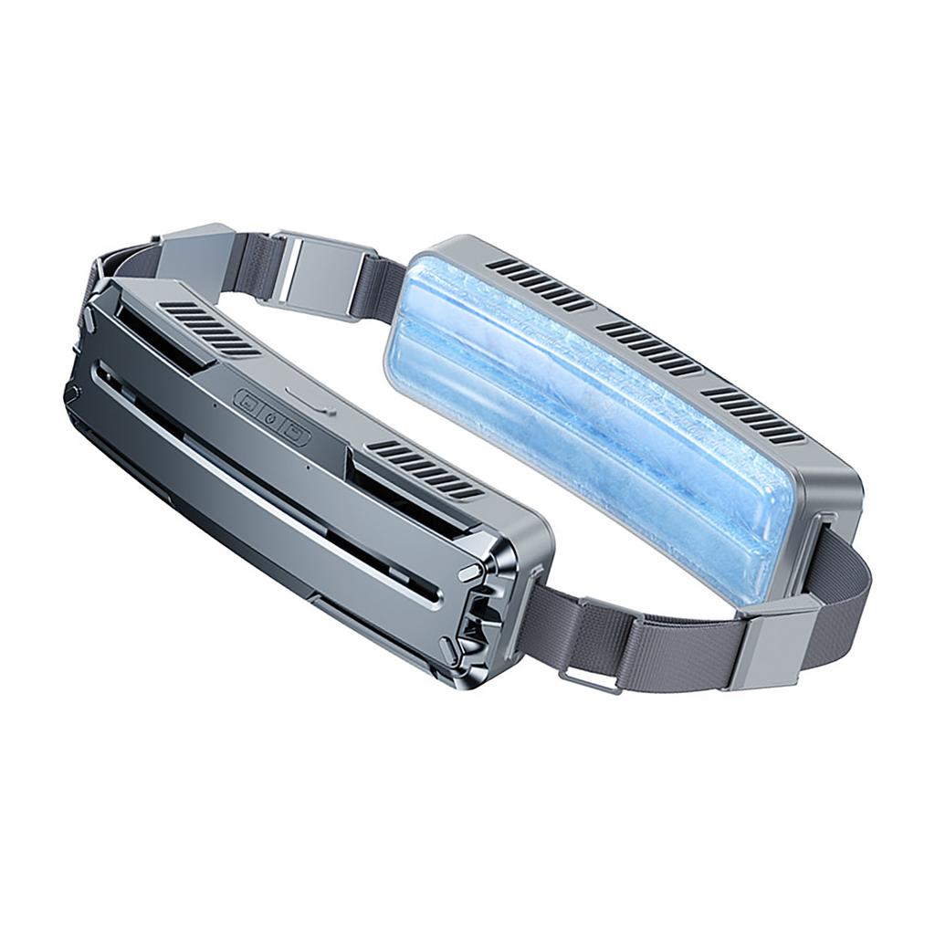 Wearable Waist Fan 3 Speeds Portable Mini USB Belt Fan for Hot Weathers Outdoor Sports