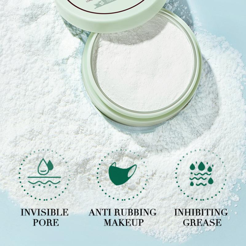 Maquilhagem SADOER Pó Mineral Solto Refrescante Leve Fixador Pó Corretivo