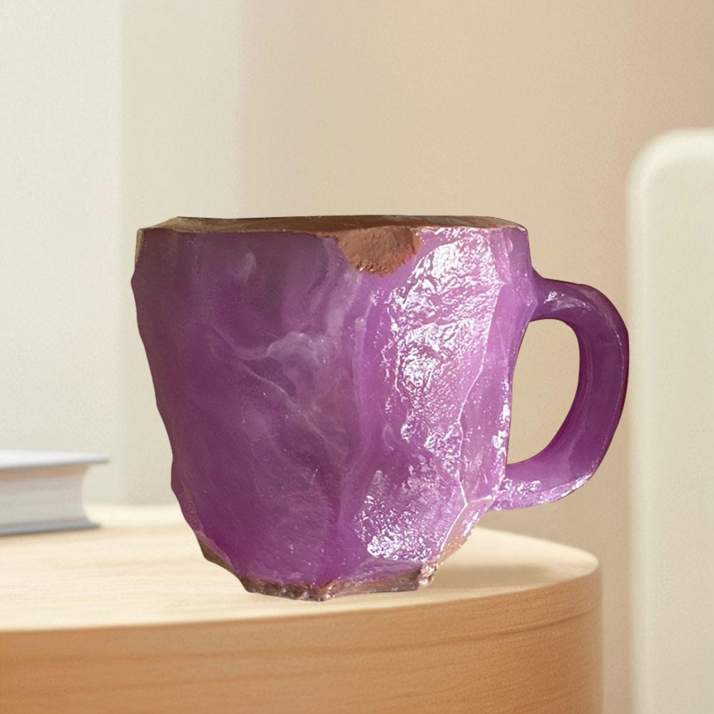 Coffee Mugs Imitation Mineral Crystal Elegant Imitation Mineral Cup Multi-use Imitation Mineral Crystal Mug for Home Office