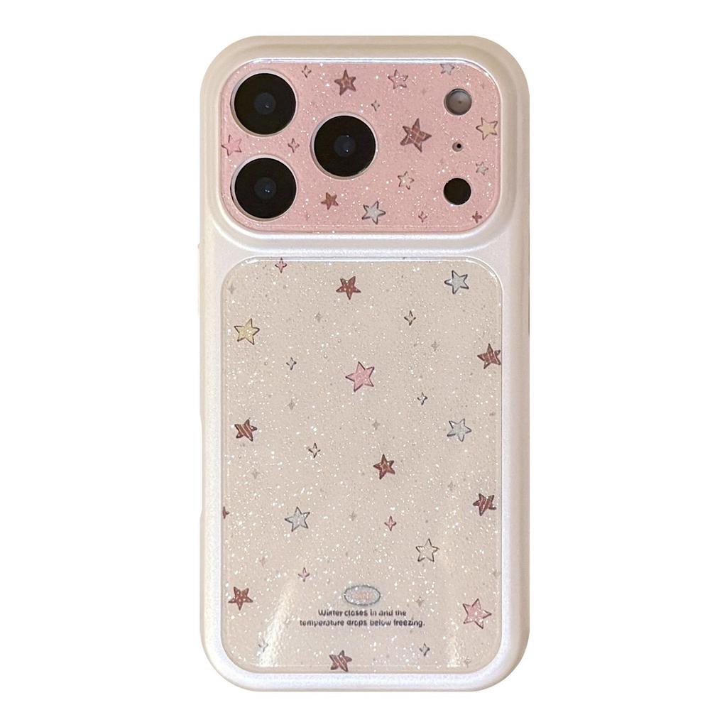Shiny Colorful Star Phone Case for iPhone 16, iPhone 17, and iPhone 17 Pro Max