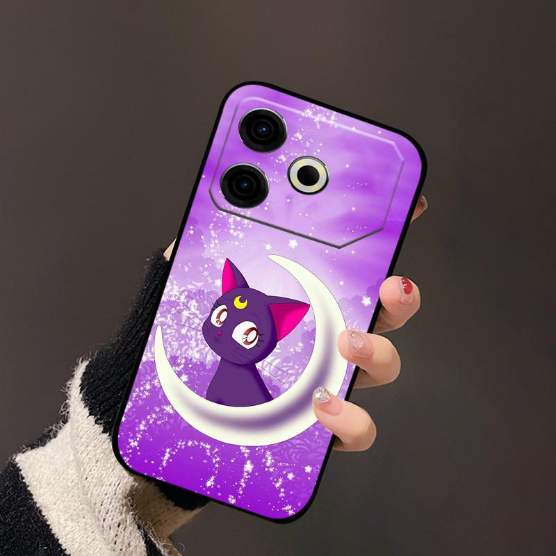 For Tecno Pova 6 Neo Case TPU Luxury Black Silicone Soft Phone Cases for Tecno Pova 6 Neo Portector Soft Cover Pova6 Neo Capa