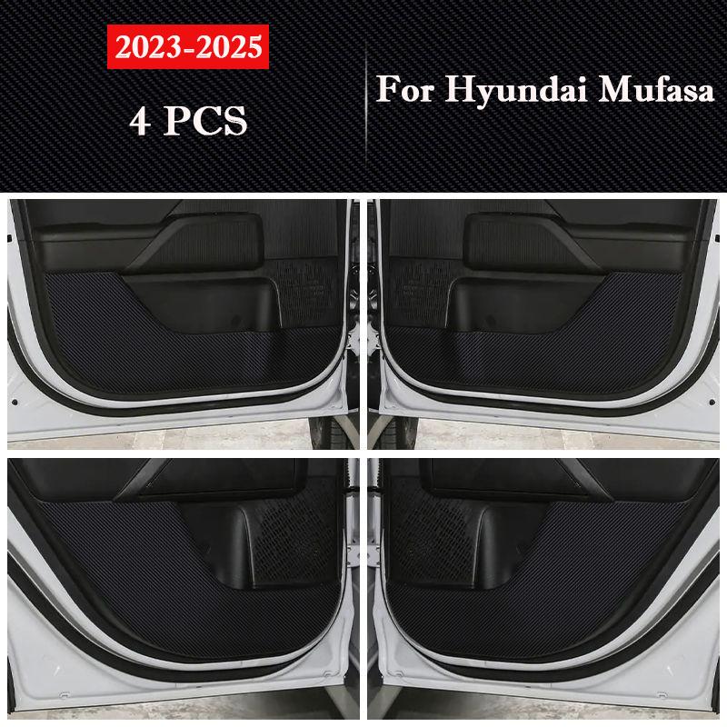 

For Hyundai Mufasa 2026-2026 Car Door Anti-kick Pad Leather Interior Protection Anti-dirty Sticker Mat Auto Decor Accessories