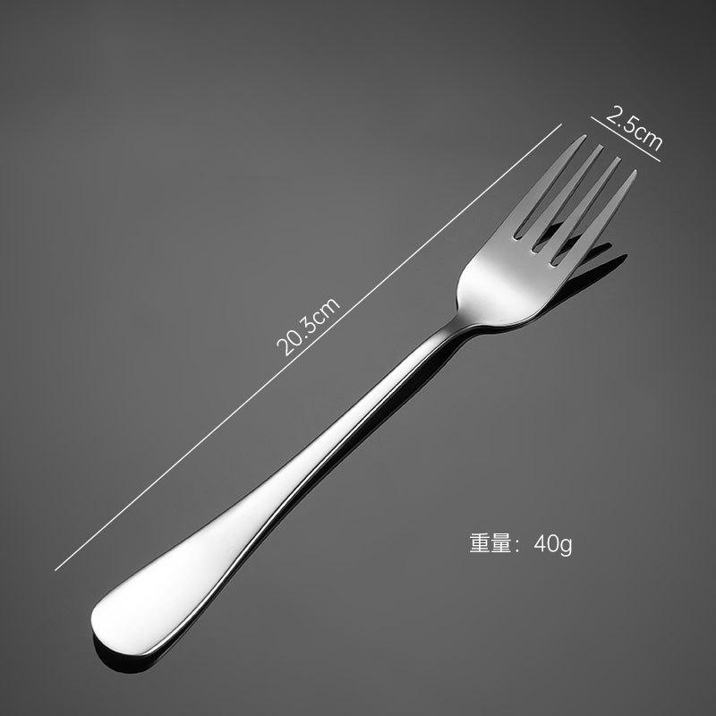 304 Stainless Steel Fork Tableware Steak Western Fork Household Dining Dessert Fruit Quality Salad Fork