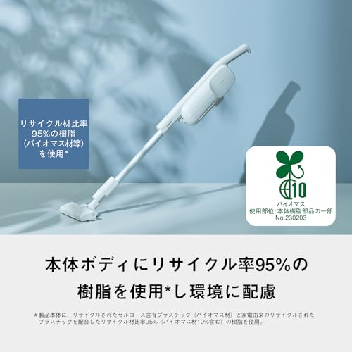 Panasonic Vacuum Cleaner Paper Pack Cordless Stick MC-PB60J-C Ivory Lightweight