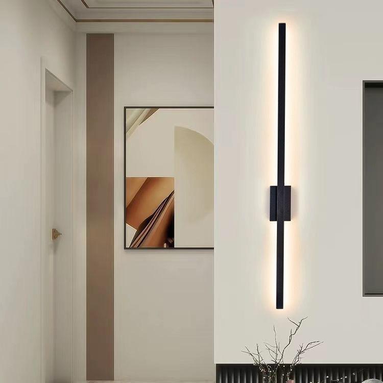 LED Bedroom Bedside Lamp Modern LED Strip Lamp Living Room TV Background Wall Lamp Aisle Lamp