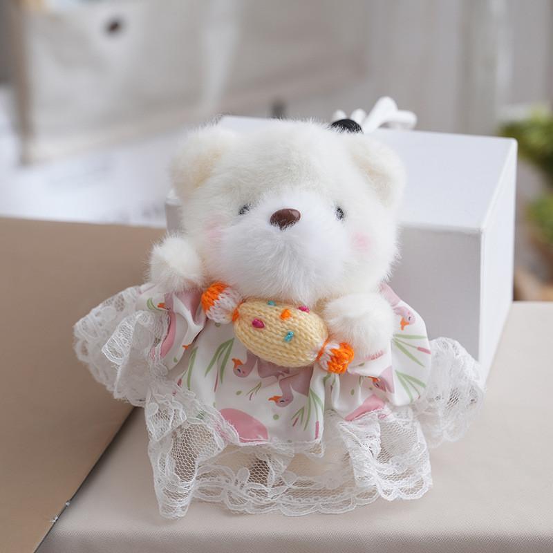 Dress Candy Small Bear Plush Doll Pendant For Girls Gifts And Decorations Bag