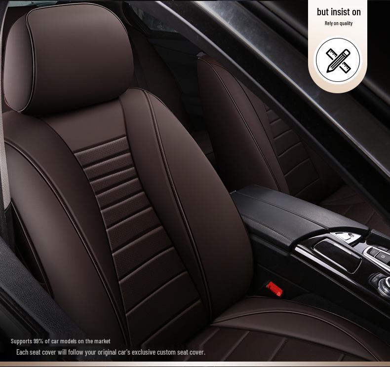 Leather Seat Cushion for BAIC Huansu H3f, Baojun 730, Wuling Hongguang: Full Surround